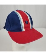 Vintage Nike USA Strap Back Hat Cap Cotton Stripes Star White Tag Embroi... - £22.66 GBP