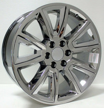 GMC 20&quot; Chrome with Chrome Insert Wheels Rims for 2000-2024 Sierra Yukon... - £892.01 GBP