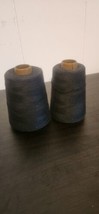 Vintage American Thread Cone Spool Polyester Black - £19.33 GBP