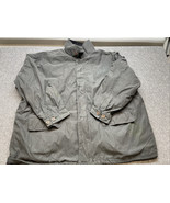Harbor Bay Gray Fleece Lined Jacket Coat Men&#39;s Size 4XL Winter Fall KG JD - €21,48 EUR