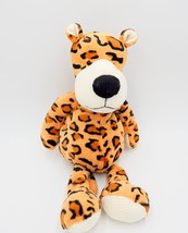 Manhattan Toy Leopard Stuffed Animal Plush Corded Spotted 2009 Orange Black - £27.53 GBP
