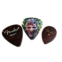 Guitar Pick Collection Scott Ian Anthrax Walking Dead &amp; Fender Lot of 3 - £15.77 GBP