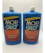Vintage MOP &amp; GLO Floor Shine Cleaner Movie Prop 32oz Bottle - 1 Full 1 ... - $353.83 MXN