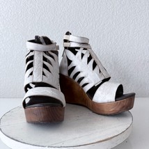 NEW Lane Boots BECCA Wedges Womens 9 Western Cowgirl White Wooden Heeled... - $2,791.51 MXN