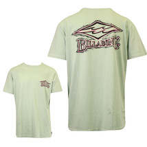 Billabong Men&#39;s T-Shirt Pastel Green Graphic Print S/S (S15) - $14.48