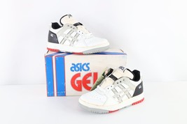 NOS Vintage 90s Asics Mens 6 Spell Out Gel Rage Lo Sneakers Shoes White ... - $89.06