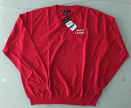 Oxford NCAA Louisiana Lafayette Ragin&#39; Cajuns Mens Devon V-Neck Sweater Sz 2XL - $21.78