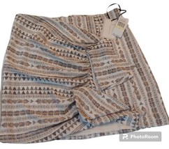 1. State Desert Sand Geometric Skirt Cream Beige Taupe Women&#39;s Size 4 - NWT - £20.12 GBP