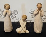 Willow Tree Bright Star, Serenity, &amp; Angel of Wishes Figurine by Susan L... - $29.02