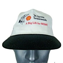 Vintage 90s Trucker Shell Hat Trucking Cap Crane WRMC Snapback USA - £10.03 GBP