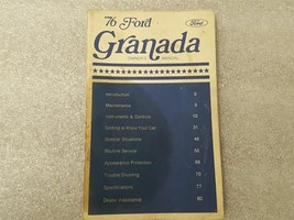 1976 Ford Granada Owners Manual 15875 - £13.23 GBP
