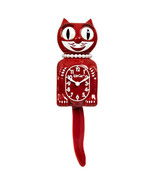 Space Cherry Red Lady Kit Cat Klock Kat Clock NEXT TO RETIRE! FREE US SH... - $102.56 CAD