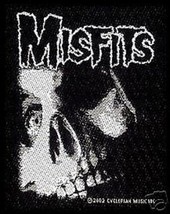 MISFITS cuts skull 2002 WOVEN SEW ON PATCH official merchandise - no longer made - $8.49