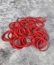 Hair tie, superior quality rubber band, 50 grams (RED) - $36.82 MXN