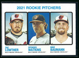 2022 Topps Heritage #72 Zac Lowther/Spenser Watkins/Mike Baumann Rookie Pitchers - £1.22 GBP