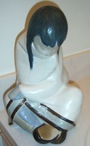 Lladro &quot;ESKIMO GIRL&quot; NAP Lladro Juan Huerta Pottery Figure Sculpture Retired VTG - £279.84 GBP