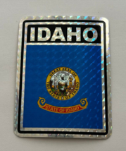 Idaho Flag Reflective Decal Sticker 3&quot;x4&quot; Inches - £3.13 GBP
