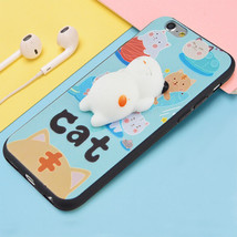 HOT! SALE! 3D Cartoon Cat Squishy Phone Case for Iphones  - £5.03 GBP