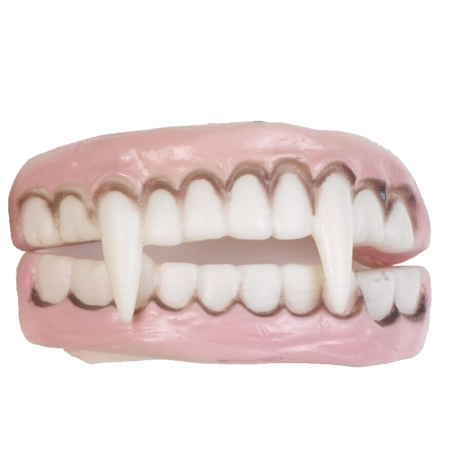 Soft Flexible VAMPIRE FANGS DENTURES Monster Horror Teeth Costume Prop A... - $5.67