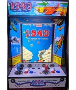 Arcade 1943 Battle of Midway upgraded Partycade with 17&quot;screen Wall / ba... - $589.99