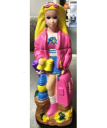 1994 Camp Barbie 9&quot; Plastic Bubble Bath Bottle Soaky (Empty) Mattel Vintage - £17.11 GBP
