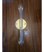 Illus 6W 4000K LED Gold Wall Sconce, Crystal Vanity Light with Bubble Cr... - $49.44 CAD