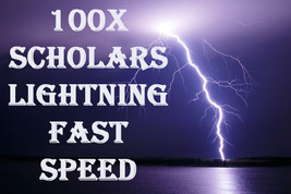 100X 7 SCHOLARS WORK SPEED MAGICK LIGHTNING FAST FULGUR IEIUNIUM RING PENDANT image 2