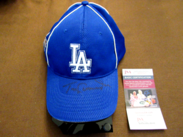 Tommy Tom Lasorda Wsc La Dodgers Hof Signed Auto Stadium Giveaway Cap Hat Jsa - £193.94 GBP