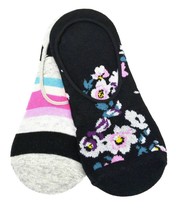 Womens Low Cut Sneaker Socks Liners 2 Pack Printed Flowers INC $14.99 - NWT - $4.49