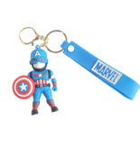 Marvel Captain America Superhero Keychain Figure Bag Charm Strap Avenger... - $171.46 MXN