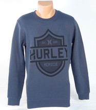 Hurley Signature Gray Crewneck Pullover Sweatshirt Men&#39;s NWT - $59.99