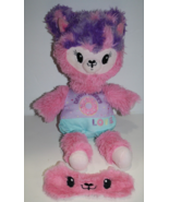Pikmi Pops Llama Donut Worry Plush Pajama Stuffed Animal 16&quot; Purple Pink... - £18.24 GBP