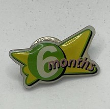 Sonic 6 Months Of Service Employee Crew Fast Food Enamel Lapel Hat Pin - $9.95