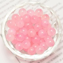 Pink Rose Quartz Beads Gemstone Chakra Authentic Natural Stones Wholesale 8mm 10 - £2.71 GBP