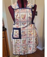 Vintage 1950s 1960s Apron Alcohol Drink Recipe Cocktails Old-Fashioned B... - $34.95
