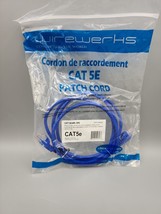 CAT 5E Patch Cord Wirewerks 5 Foot Cord CAT-5EABL-005 - £3.40 GBP