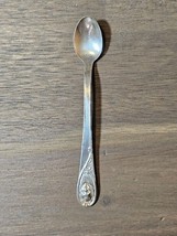 Vintage Gerber Baby Spoon Silver Plate Classic Design Baby Face Long Handle - £4.63 GBP