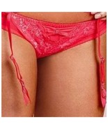 NWT Victoria's Secret Darling Temptation Hot Pink  Embellished Lace Chee... - $32.50