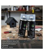 Water-Based Odorless Spray Paint 11.29 oz, Midnight Black Matte, Indoor/... - $37.18 CAD