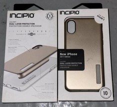 Incipio Dual Layer Protection Gold Phone Case for Apple iPhone X - £6.78 GBP