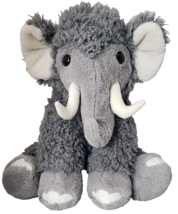 Wooly Mammoth XL Plush Stuffed Animal 25&quot; Gray Large Tusks Elephant - £31.63 GBP