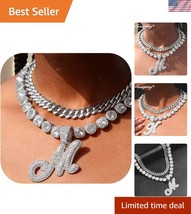 Exquisite Cuban Link Necklace with Custom Initials - Ideal for Any Occasion - $43.50