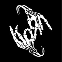 Korn Skeleton Hands Vinyl Decal Window Sticker Music - $3.91+