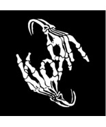 Korn Skeleton Hands Vinyl Decal Window Sticker Music - $3.91+