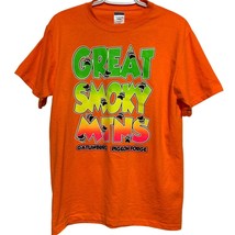 Jerzees Heavyweight Blend Women&#39;s Great Smoky Mtns Orange T-Shirt Size M - $20.53 CAD