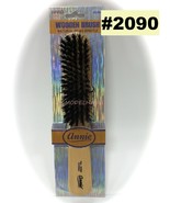 ANNIE WOODEN BRUSH NATURAL BOAR BRISTLE  #2090- HARD - $2.89