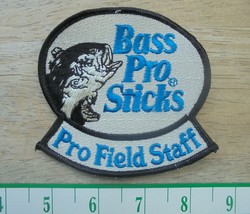 &quot;Bass Pro Shops Sticks&quot; -PRO Field Staff Logo Cloth SEW-ON Patch - £3.78 GBP