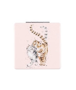 NEW Wrendale Designs Makeup or Purse Compact Mirror, 2x2&quot; Square - Cat - $308.79 MXN