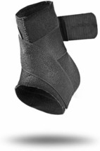 Mueller Neoprene Blend Ankle Support w/Straps/Dual Compress, Black, X-Large - £23.72 GBP