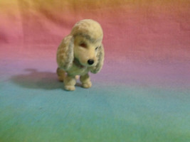 Puppy In My Pocket Cream &amp; Light Grey Poodle Puppy Dog Figure - as is - $1.92